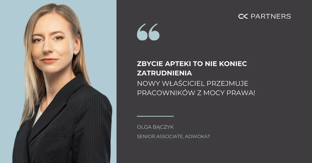 Zbycie apteki a zmiana pracodawcy – co z pracownikami?