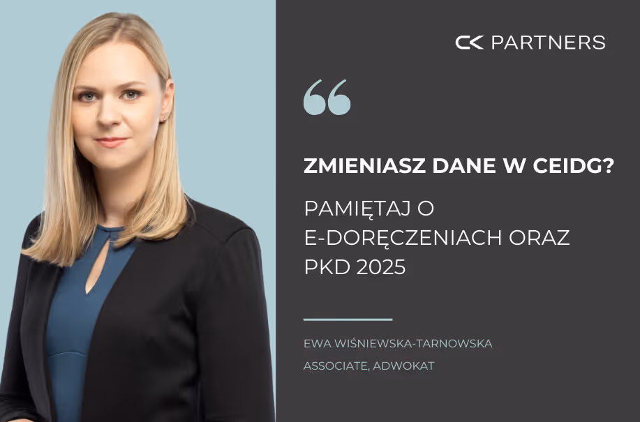 Przedsiębiorco, zmieniasz wpis w CEIDG? O tym musisz pamiętać.