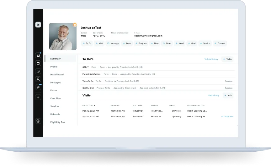 iPad showing practice work space