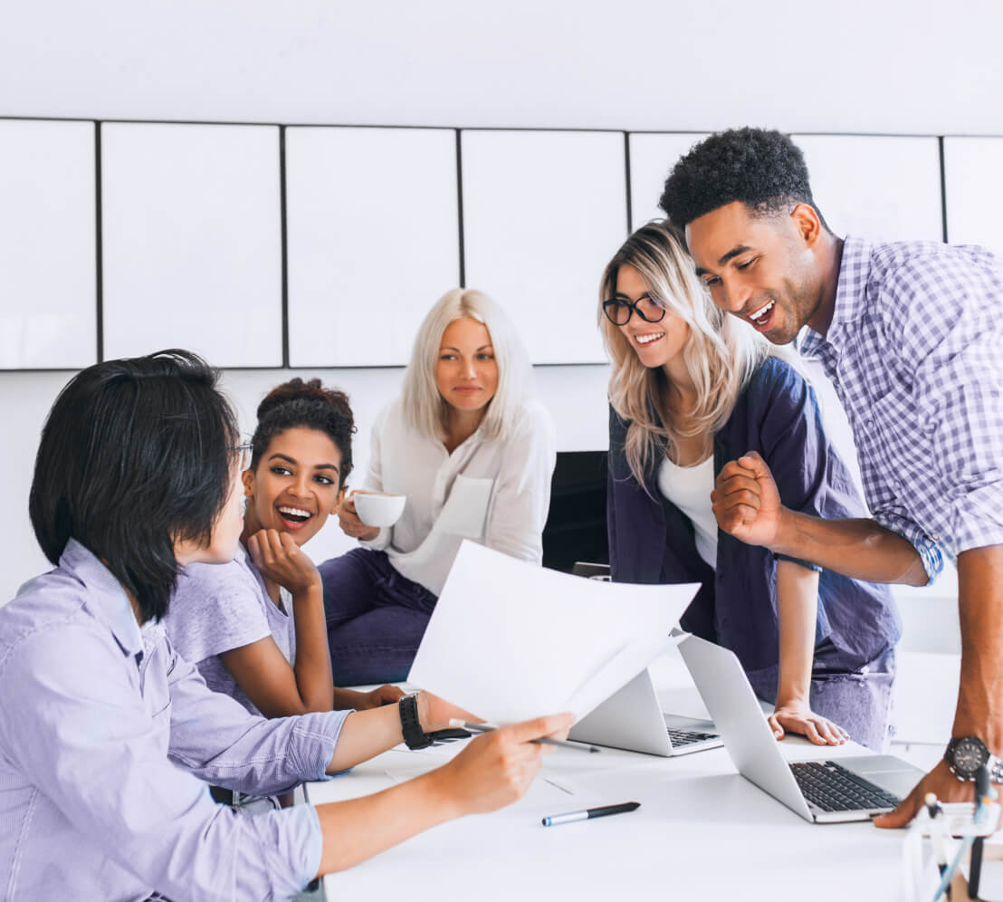 group of people from work