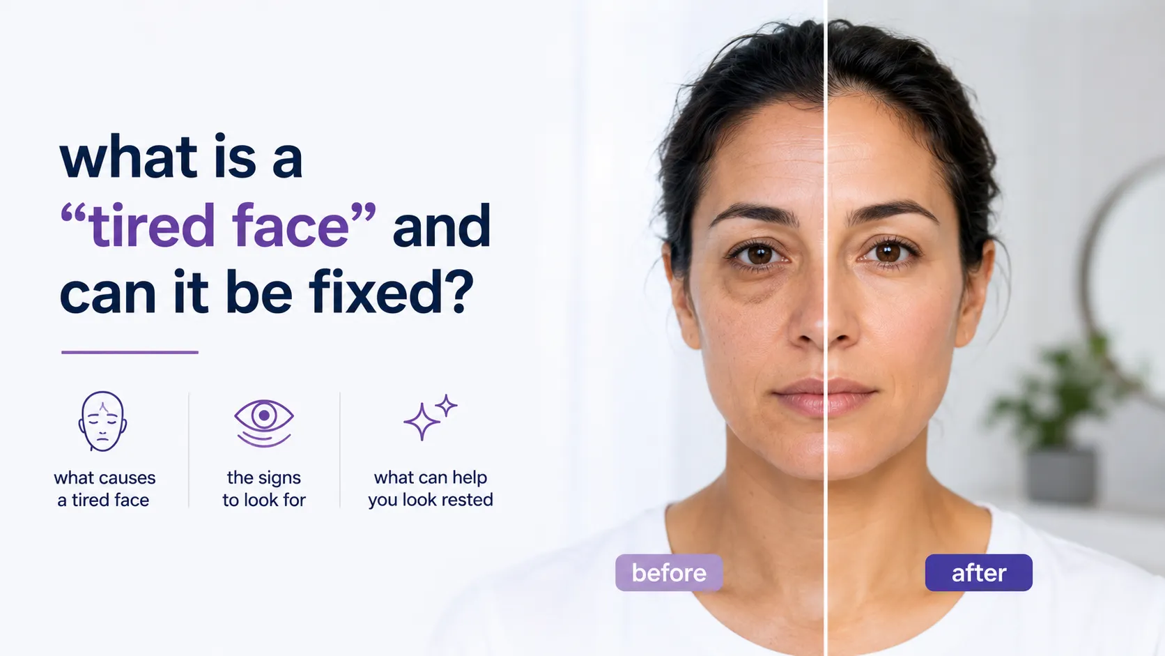 what is a tired face and can it be fixed