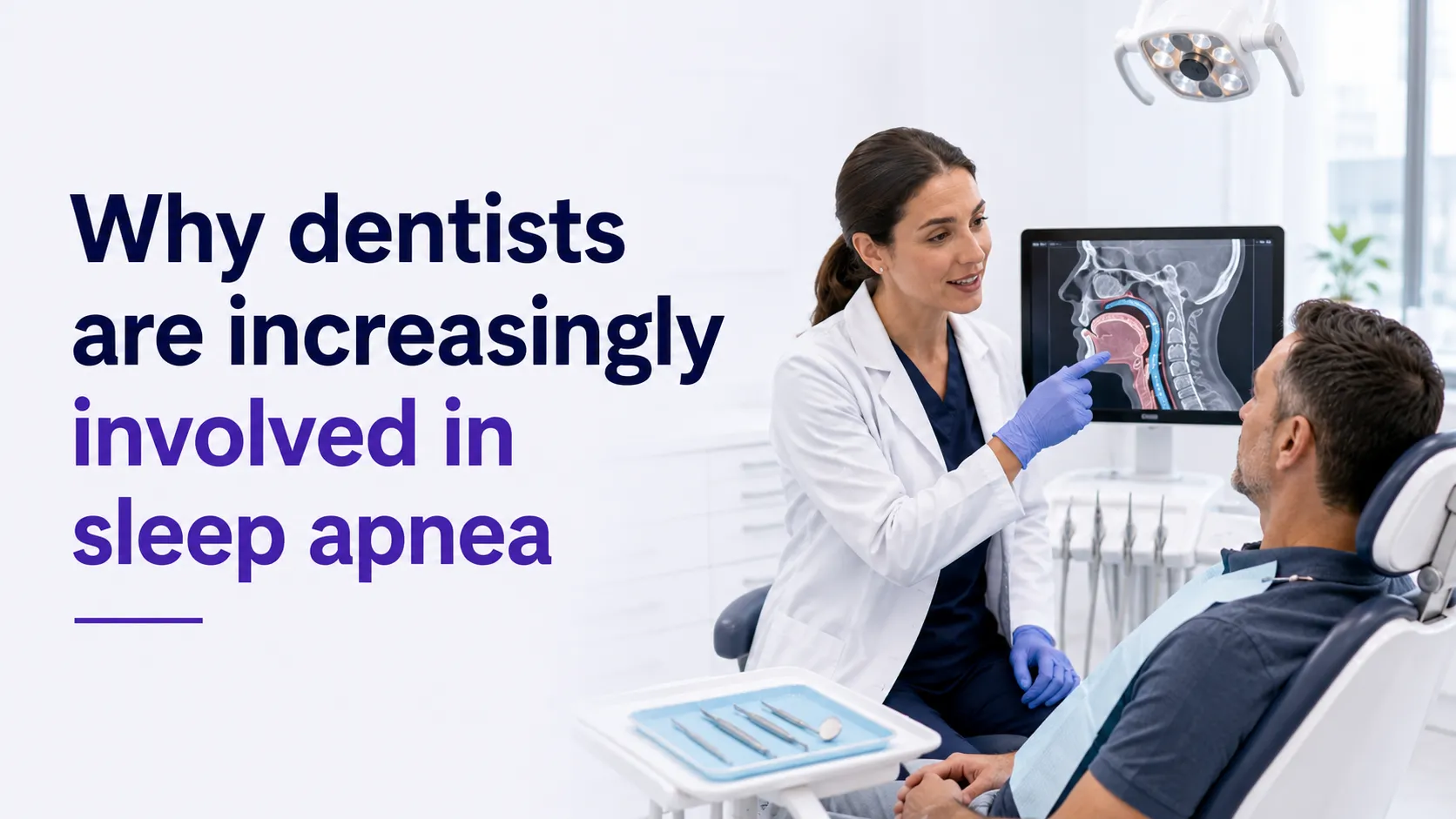 dentist with patient