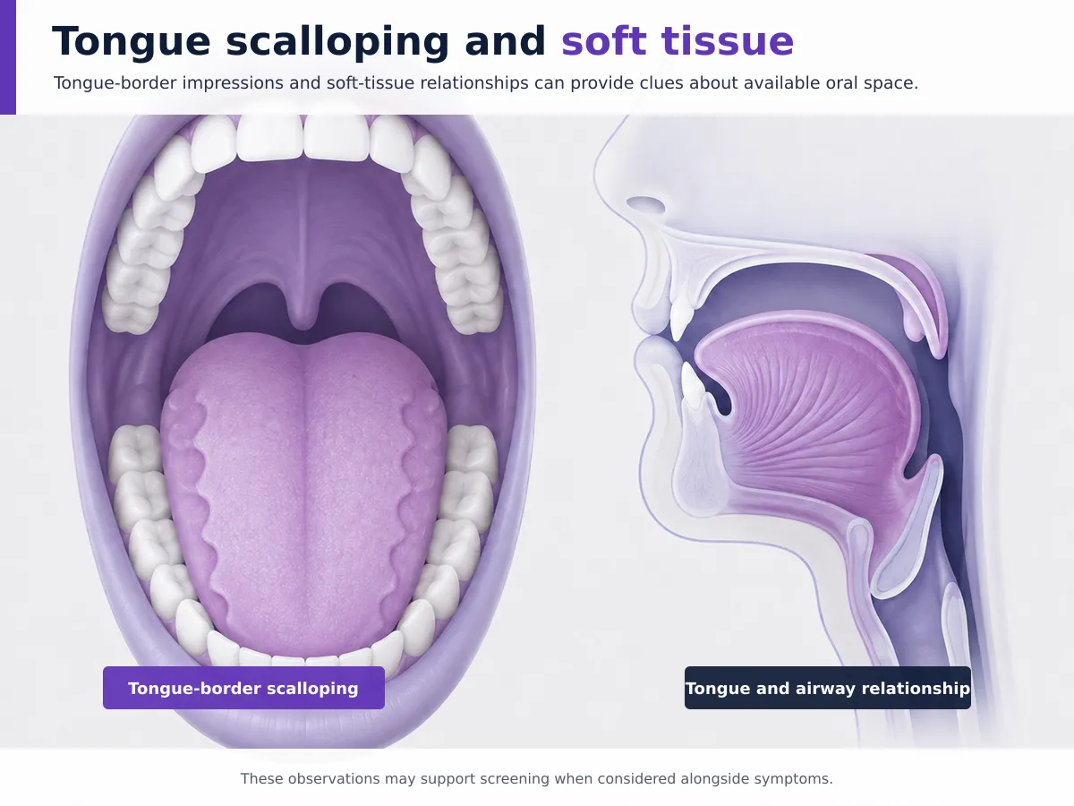 tongue scalloping