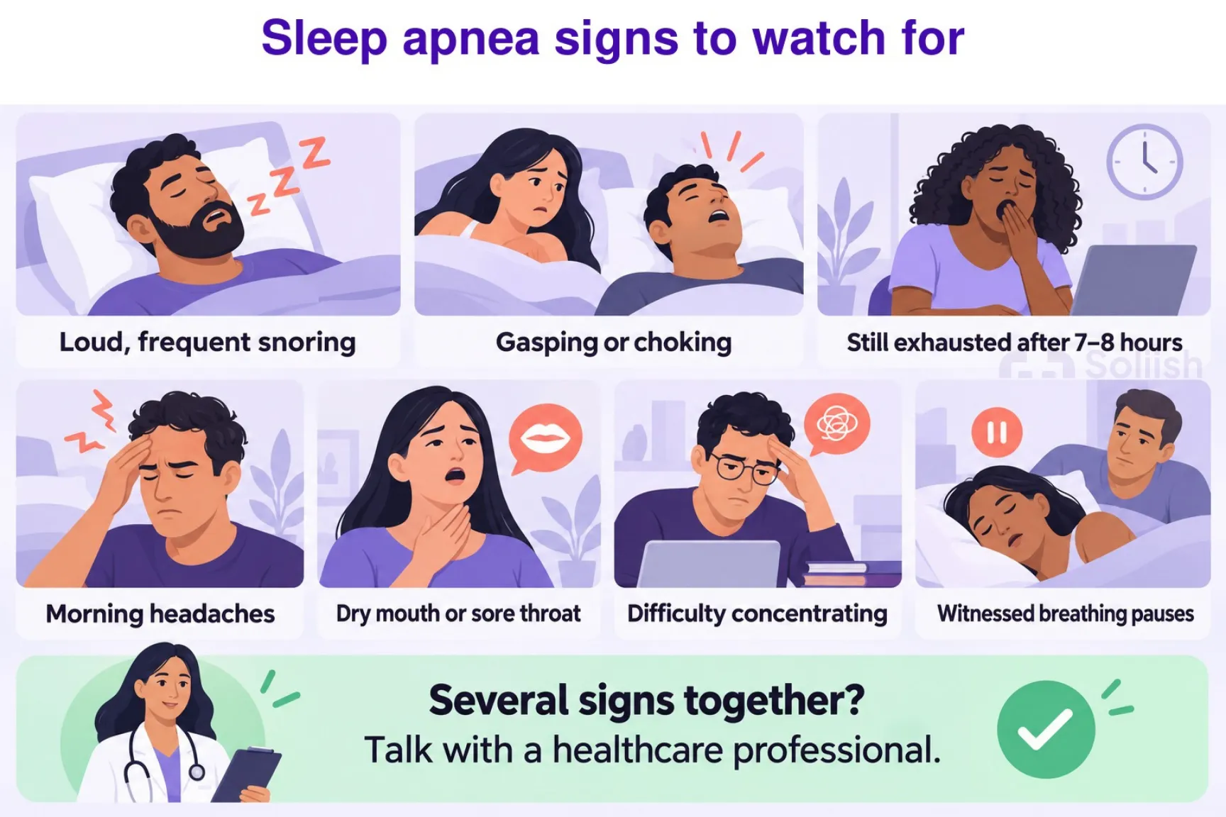 sleep apnea signs to watch for