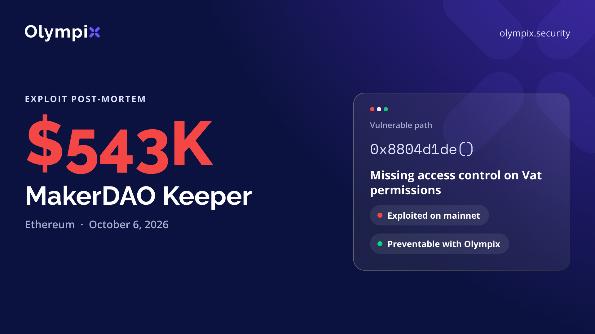 MakerDAO Keeper Exploit