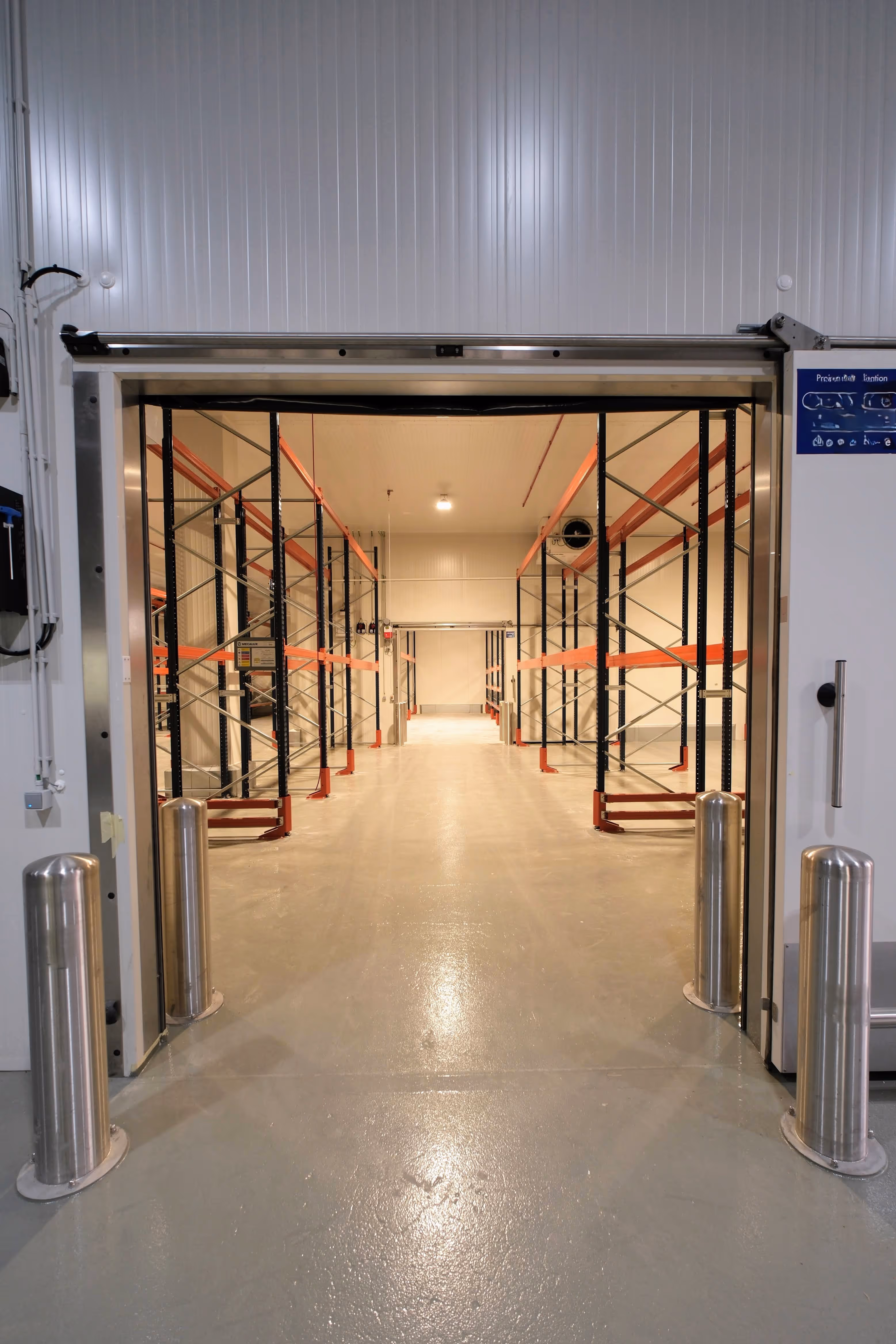 Lobet Roussel transformation entrepôt Bruxelles - aménagement stockage alimentaire