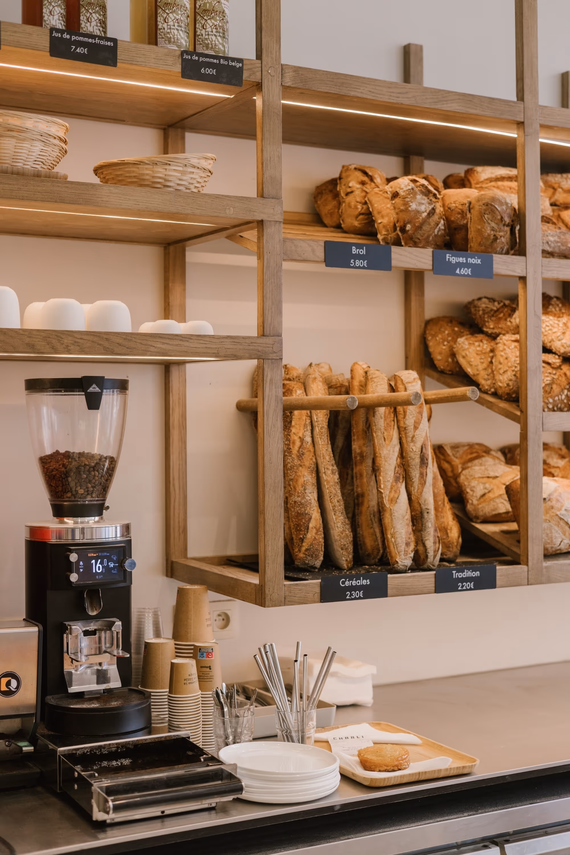 boulangerie bruxelles Charli - aménagement et renovation espace vente