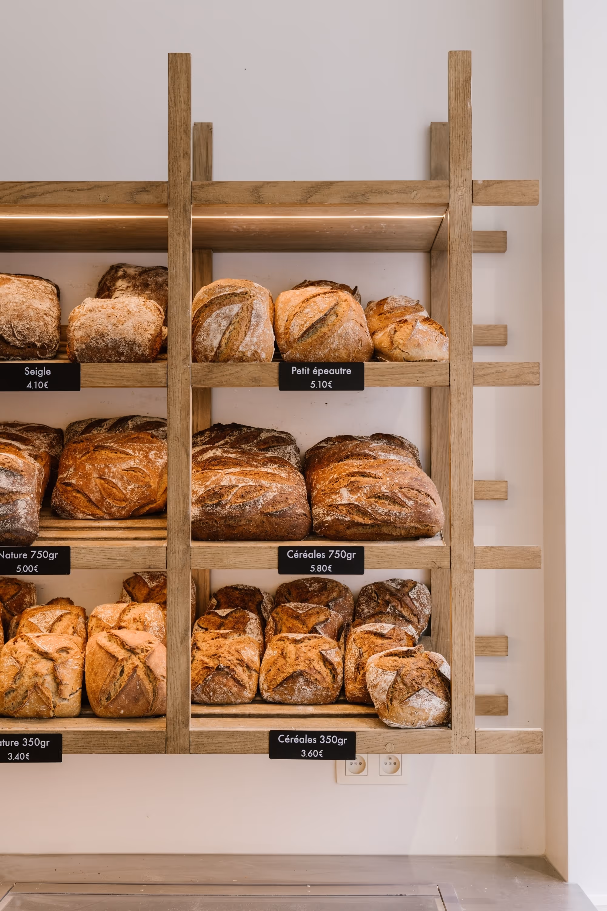 boulangerie bruxelles Charli - aménagement et renovation comptoir caisse