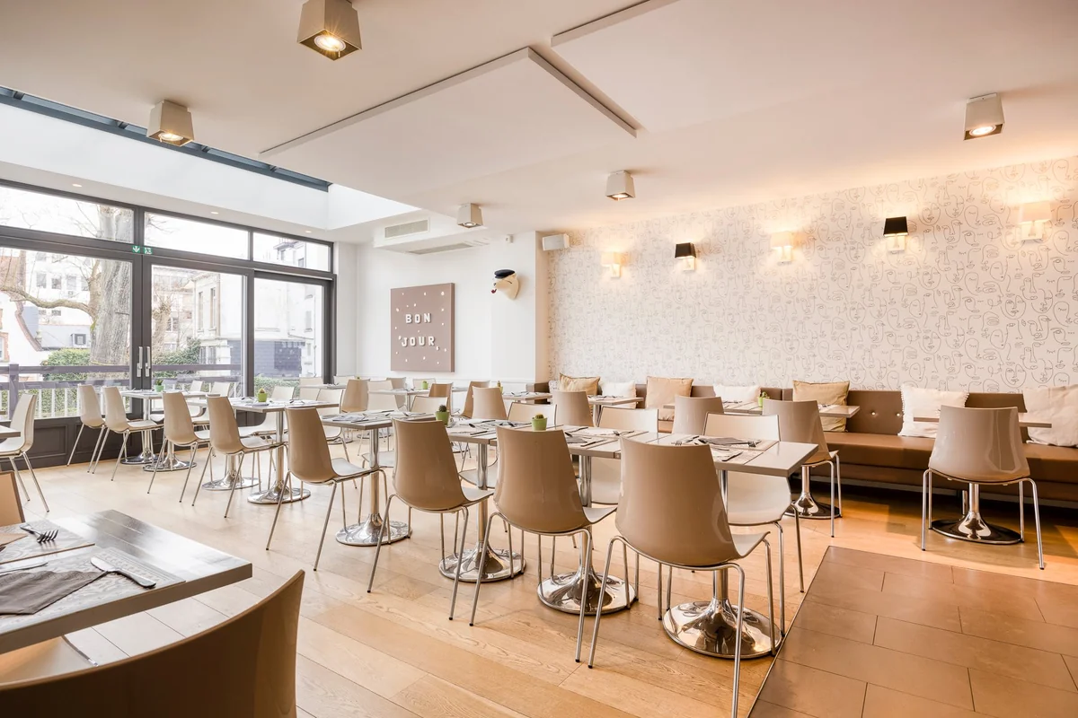 salle restaurant - TST - Rénovation et modernisation Hotel Made In Louise