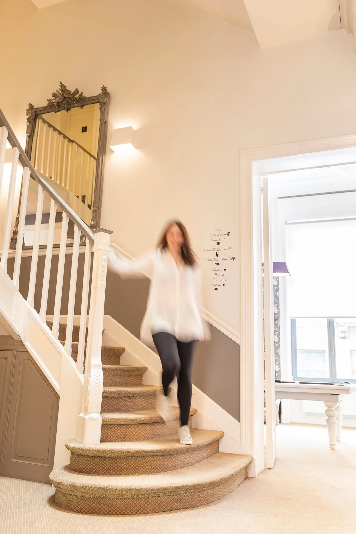 lobby escalier - TST - Rénovation et modernisation Hotel Made In Louise
