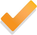 Blue checkmark icon