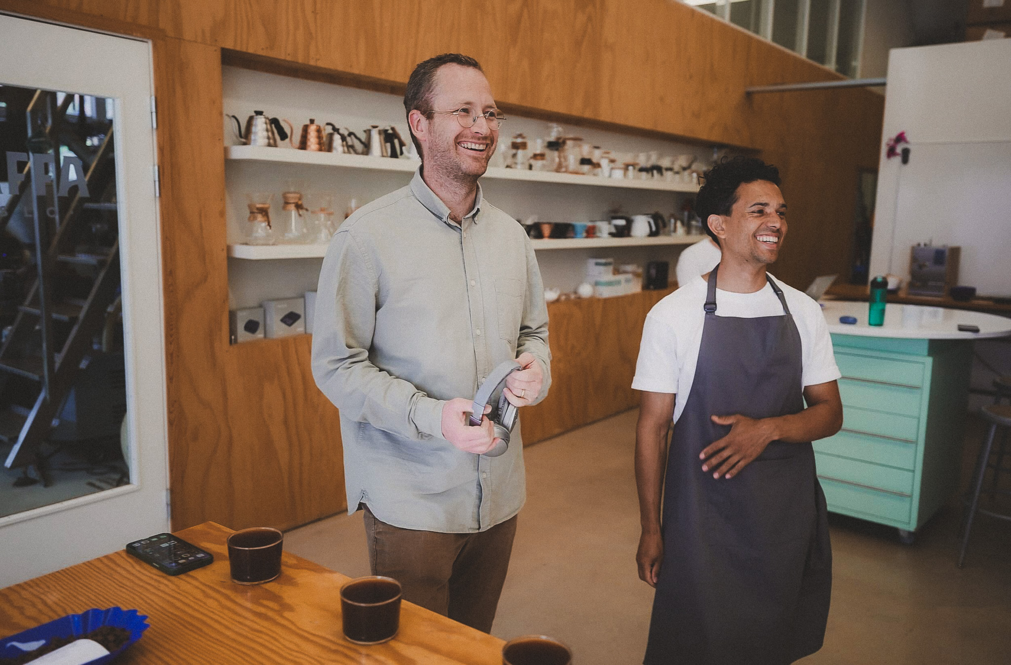 Coffee Experts at the Cupping Table