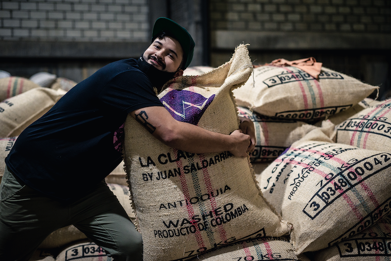 Juan (Enki) Suarez, our Green Coffee Buyer in Colombia.