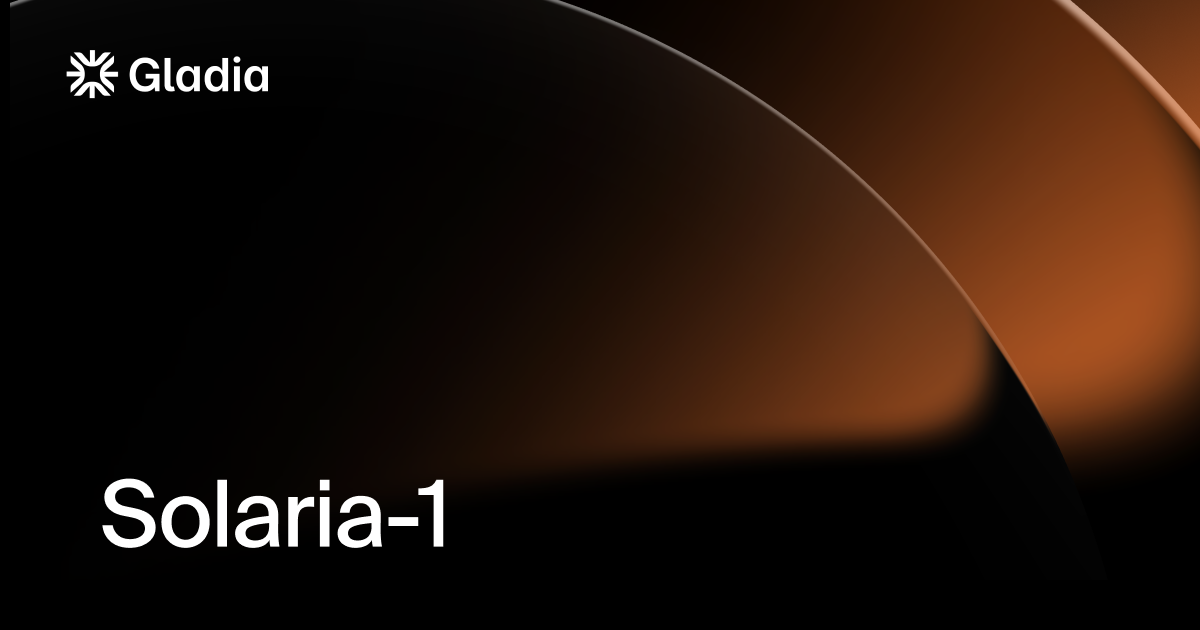 Gladia | Solaria-1 ASR Model