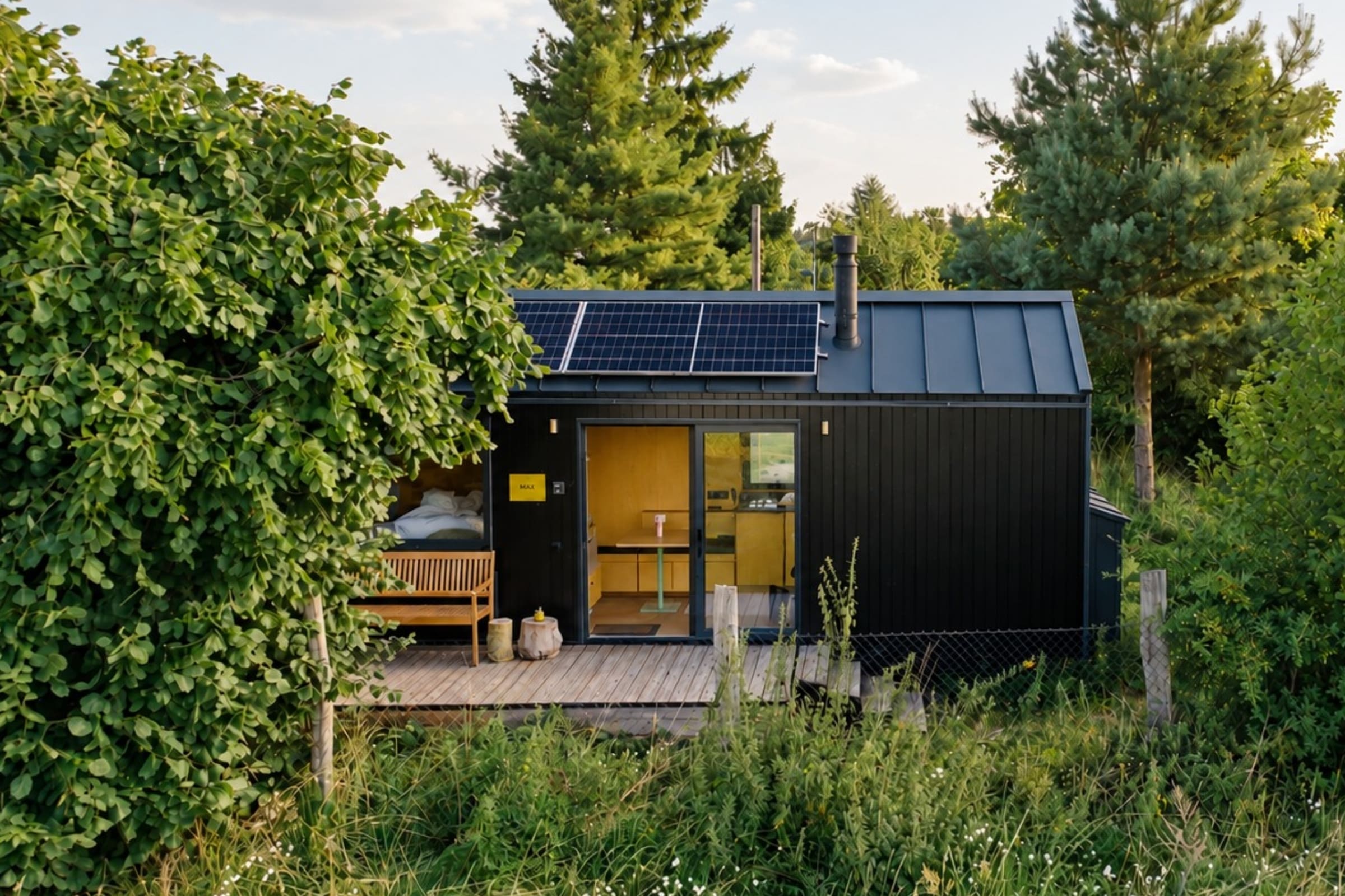 Dog-friendly tiny house in Brandenburg for offgrid cabin
