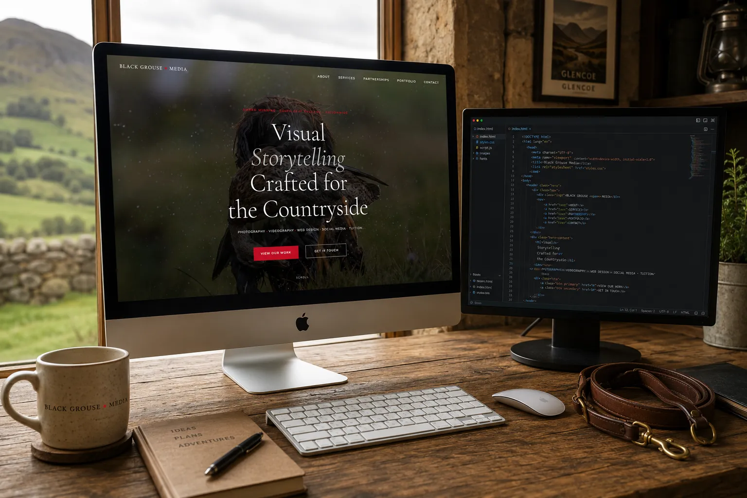 Website design for rural businesses by Black Grouse Media