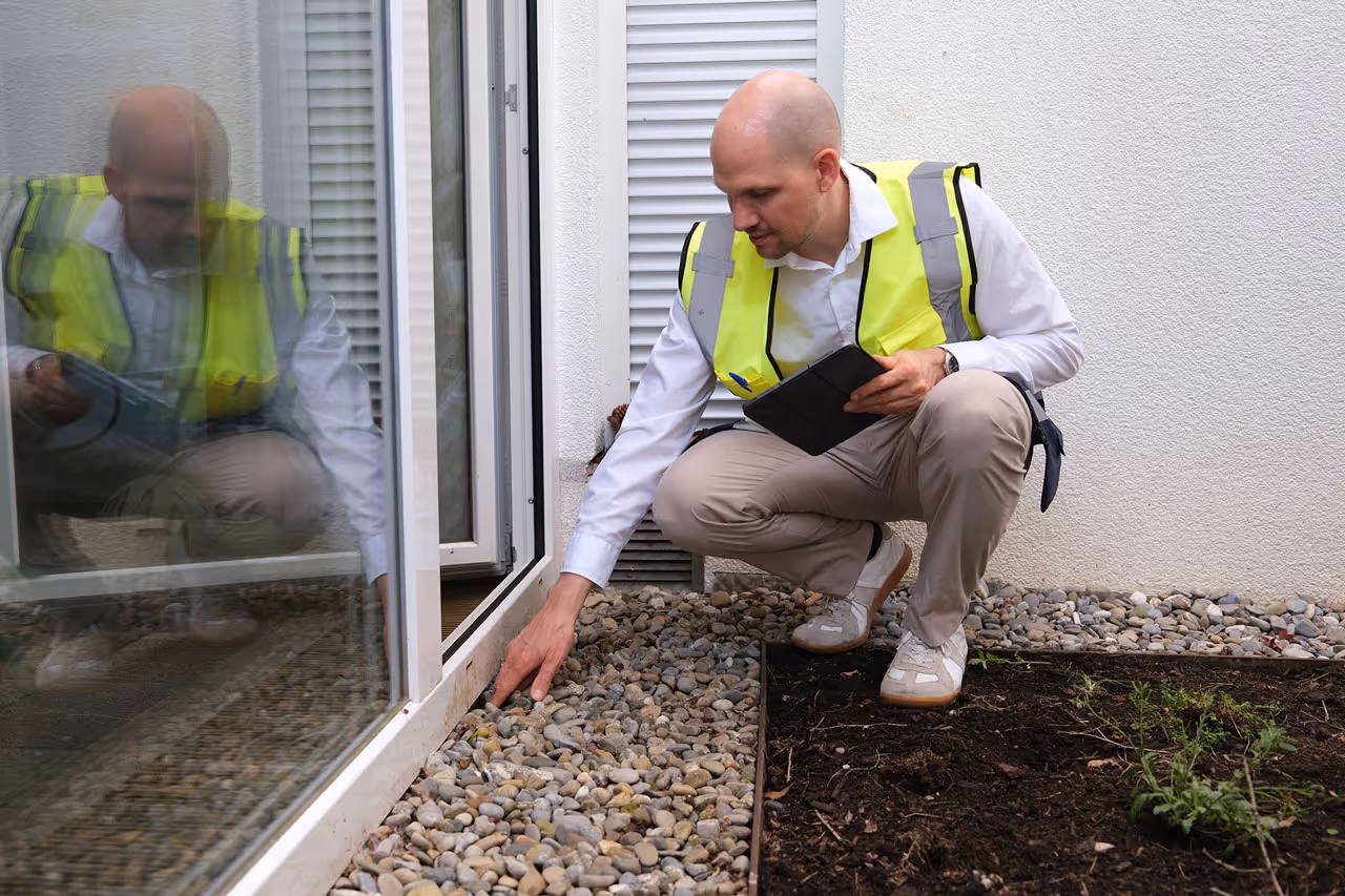 Bausachverständiger führt eine Bauschadensanalyse in Stuttgart und Umgebung durch