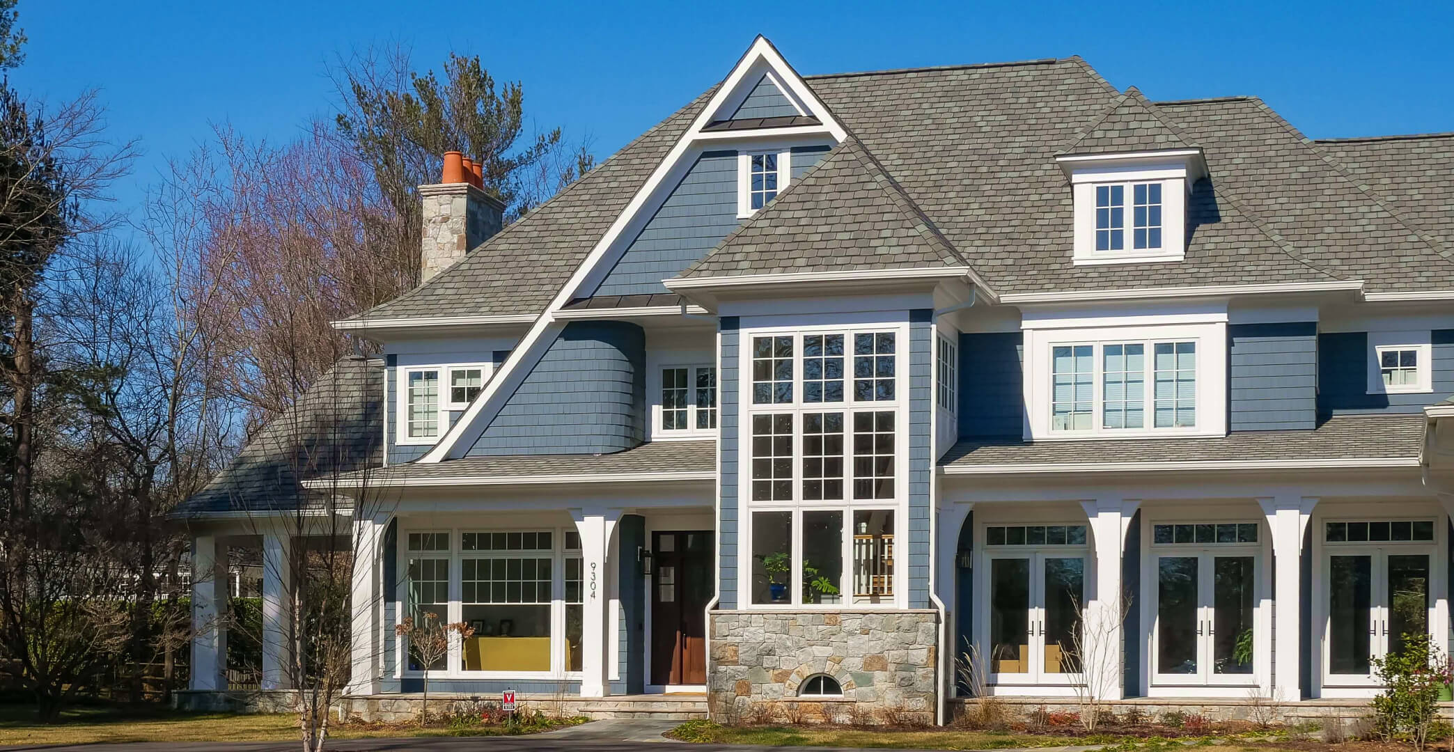 Custom Home Estate in private community alongside the Potomac River. 