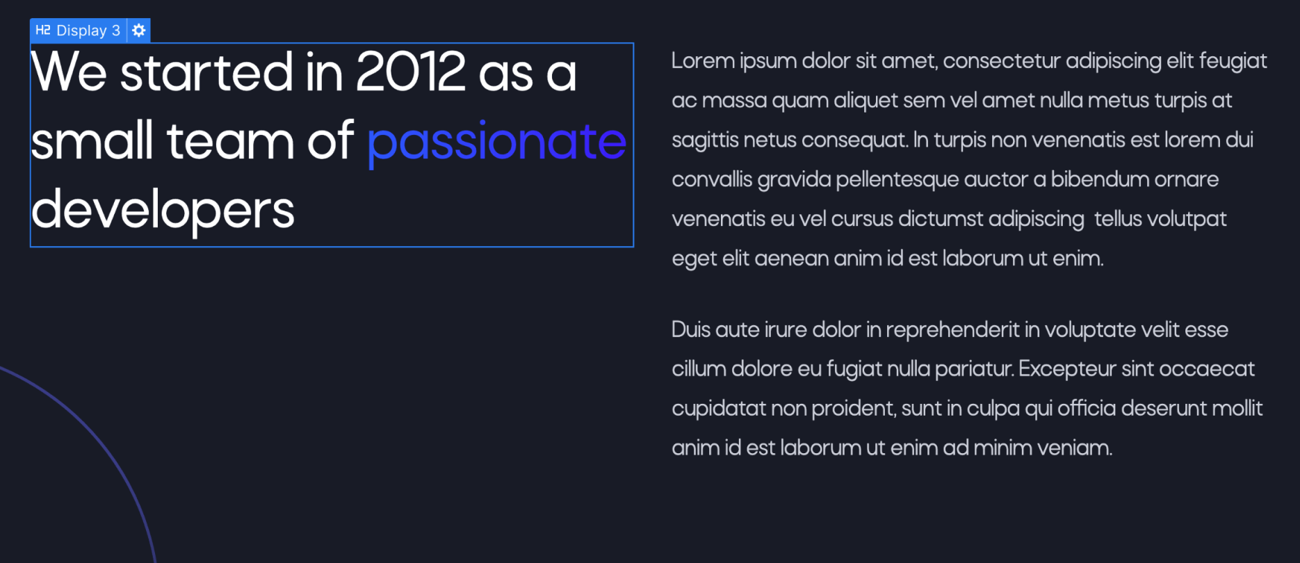 Static Content - Dev X Webflow Template