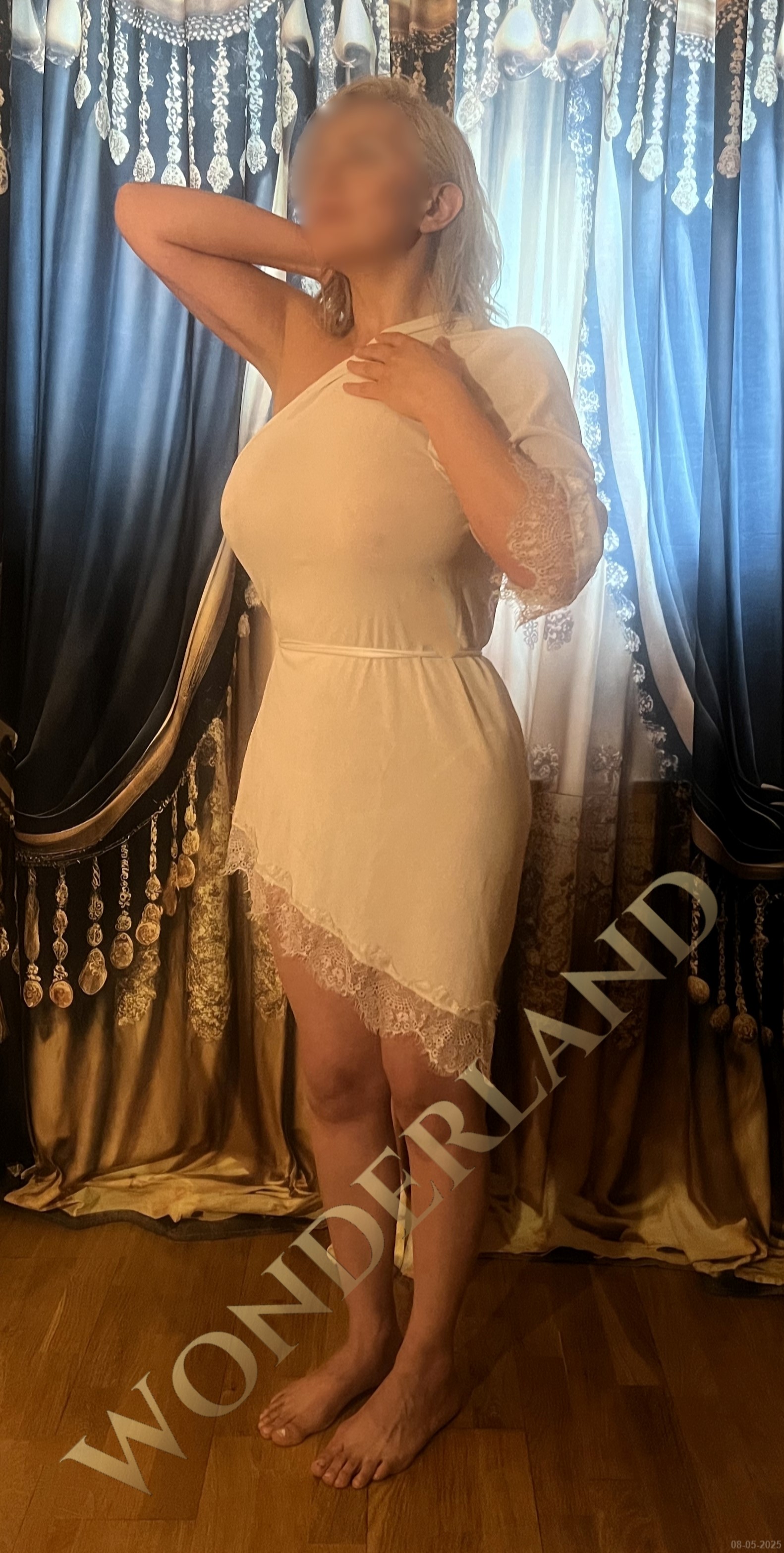 With sculpted femininity and graceful confidence, Sharon brings luxurious sensuality to the art of erotic massage. Her full natural bust, supple skin, and captivating gaze offer an experience that's not only physical but deeply emotional. She understands the language of slow touch, tension release, and intimate connection. In her skilled hands, your fantasies meet expert care in a massage that stimulates every sense. Discover Sharon in Prague today.