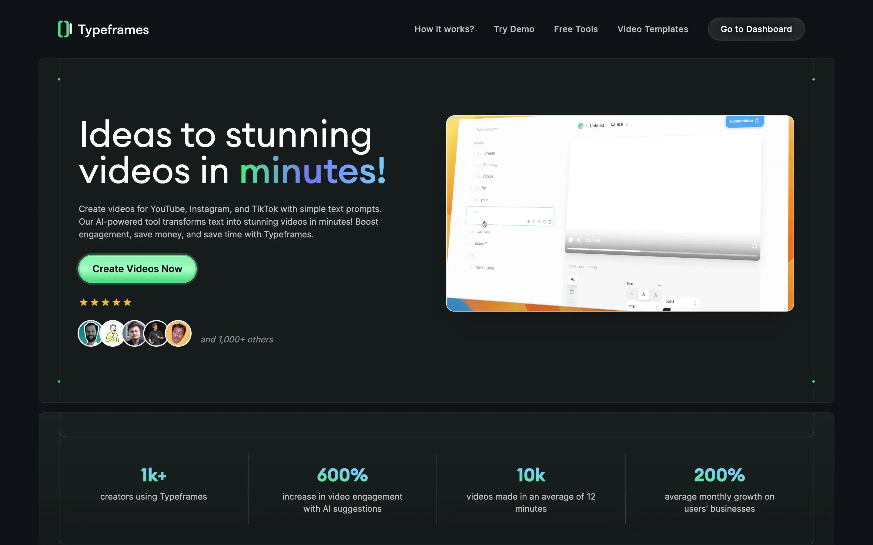 typeframes home page