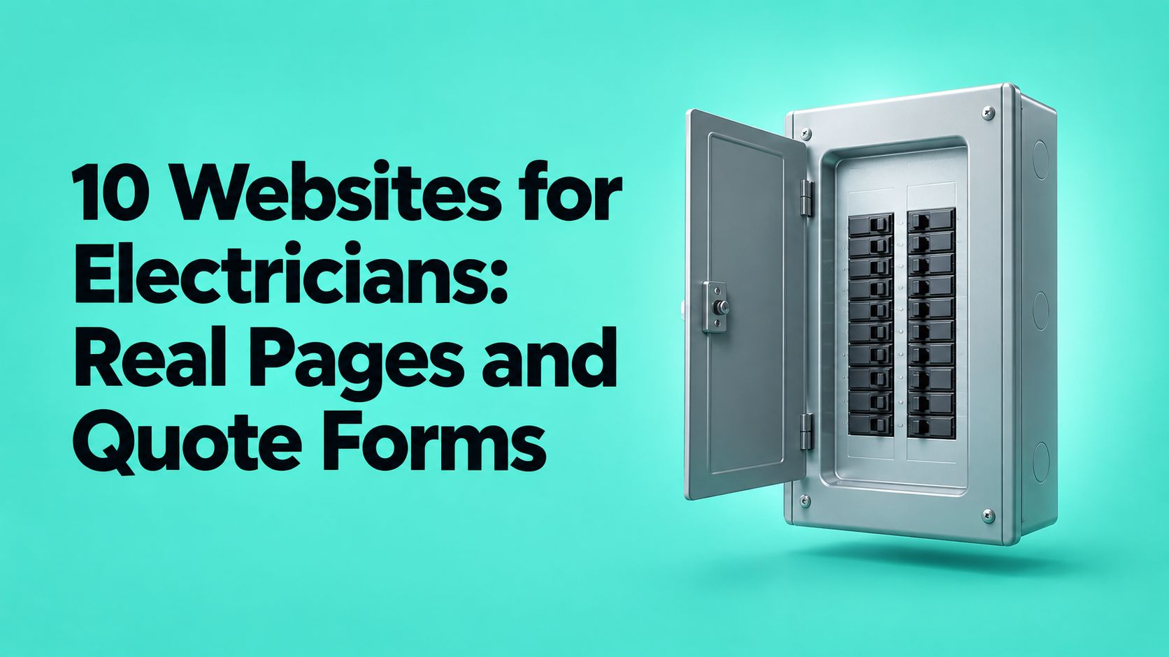 10 Websites for Electricians: Real Pages and Quote Forms