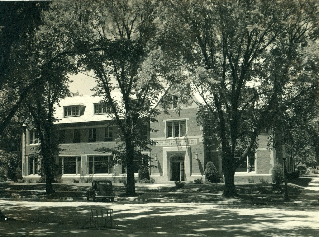 The University YMCA's new building at Wright and Chalmers soon after it opened in 1938.