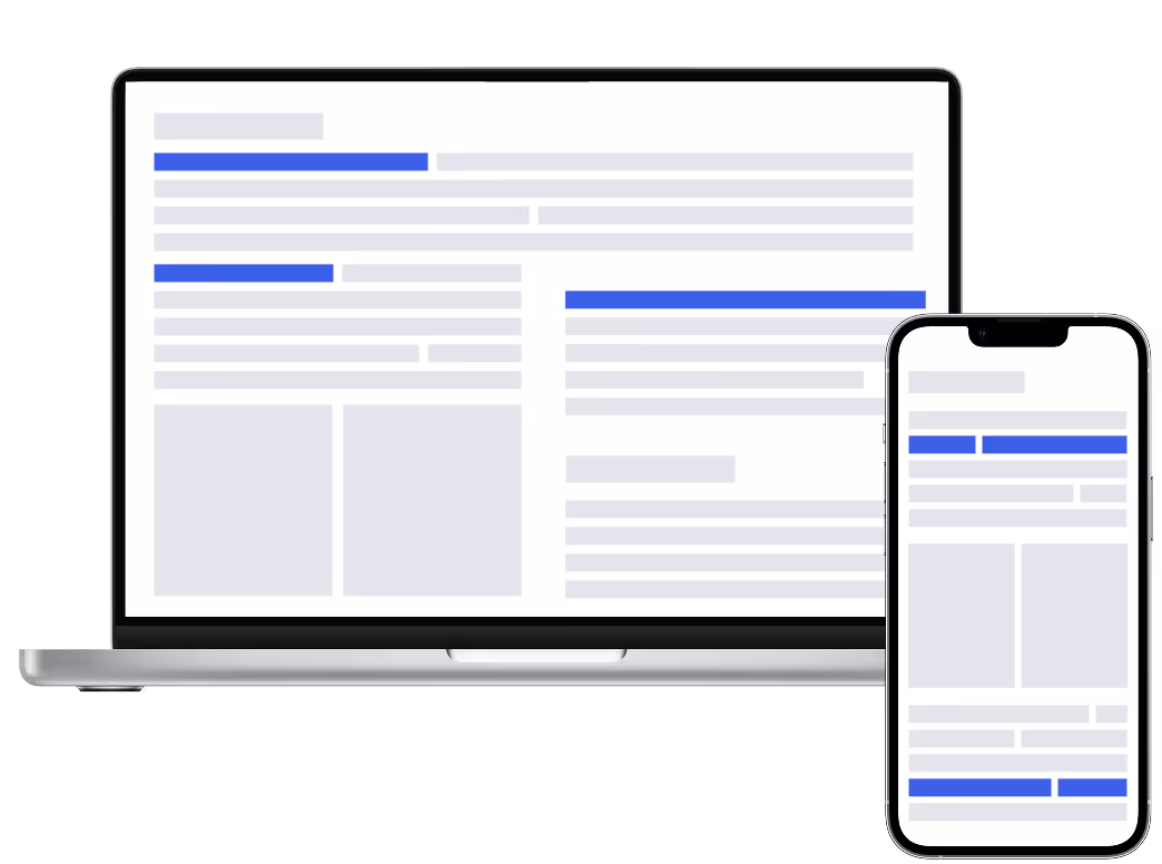 direct link format mockup