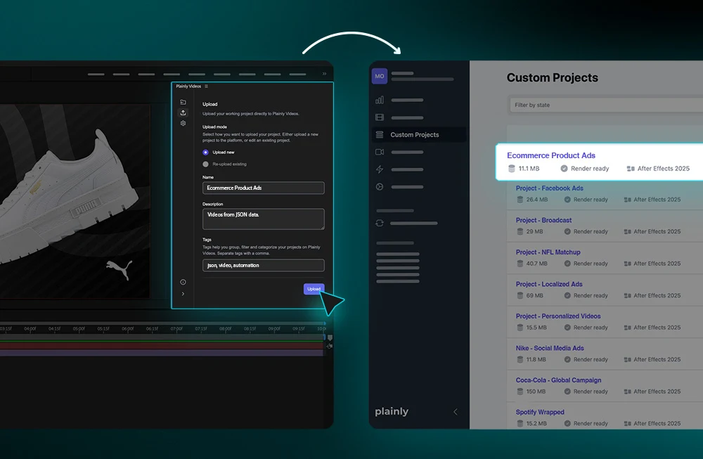 Create Template with JSONI