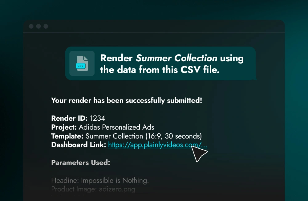 Render template with your data