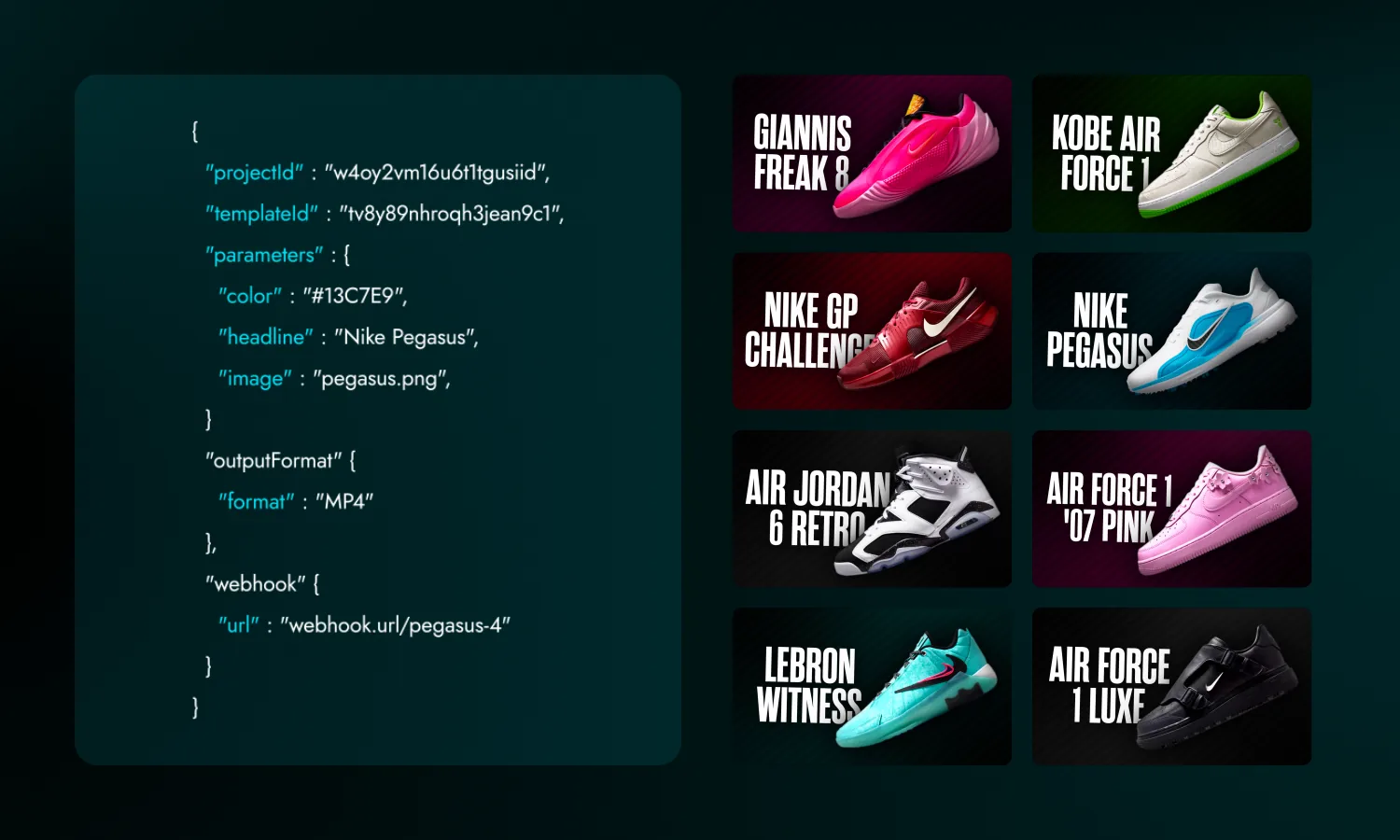 Video API for cloud rendering