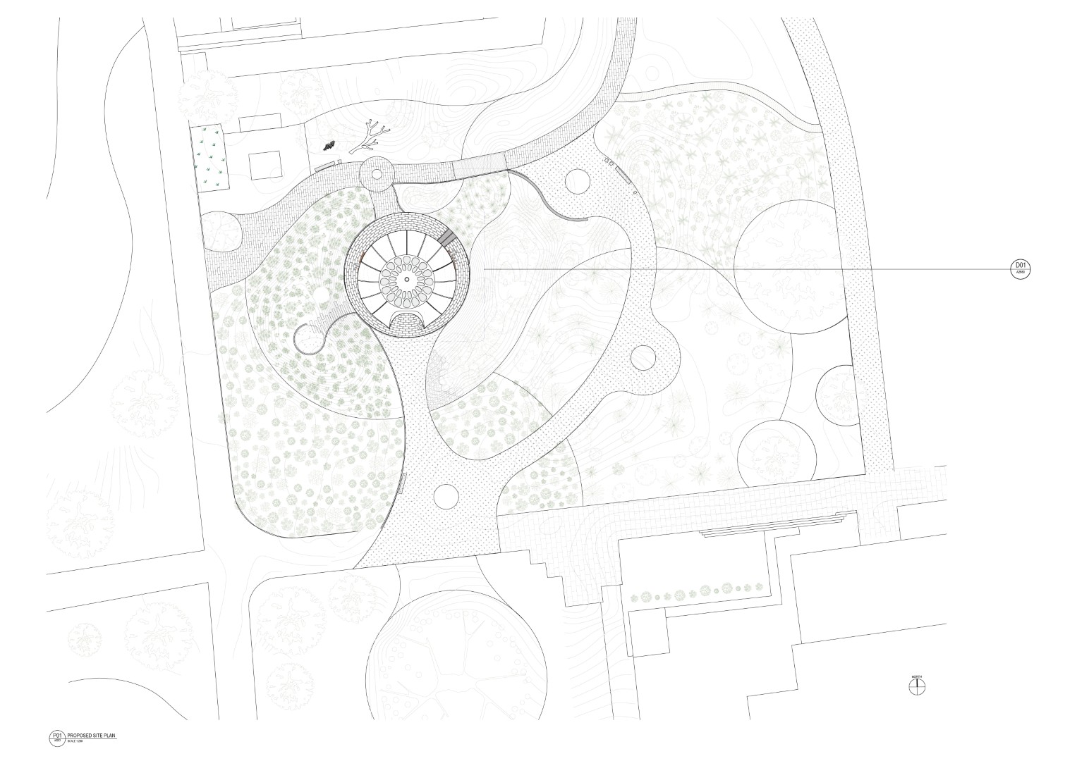The Carbon Garden & Pavilion Site Plan