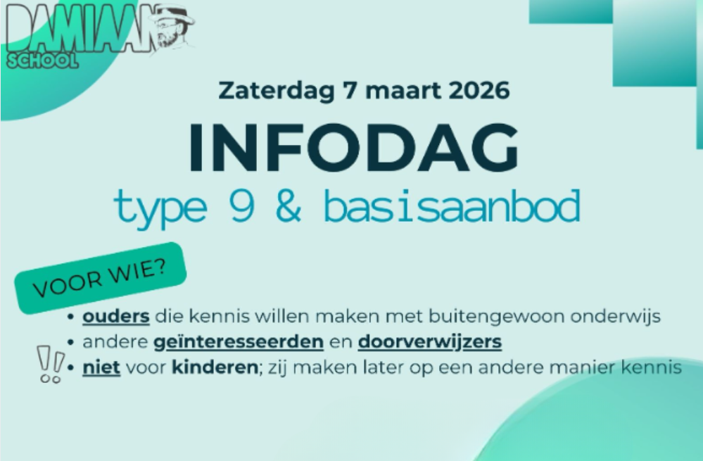 Infodag Damiaanschool 7 maart