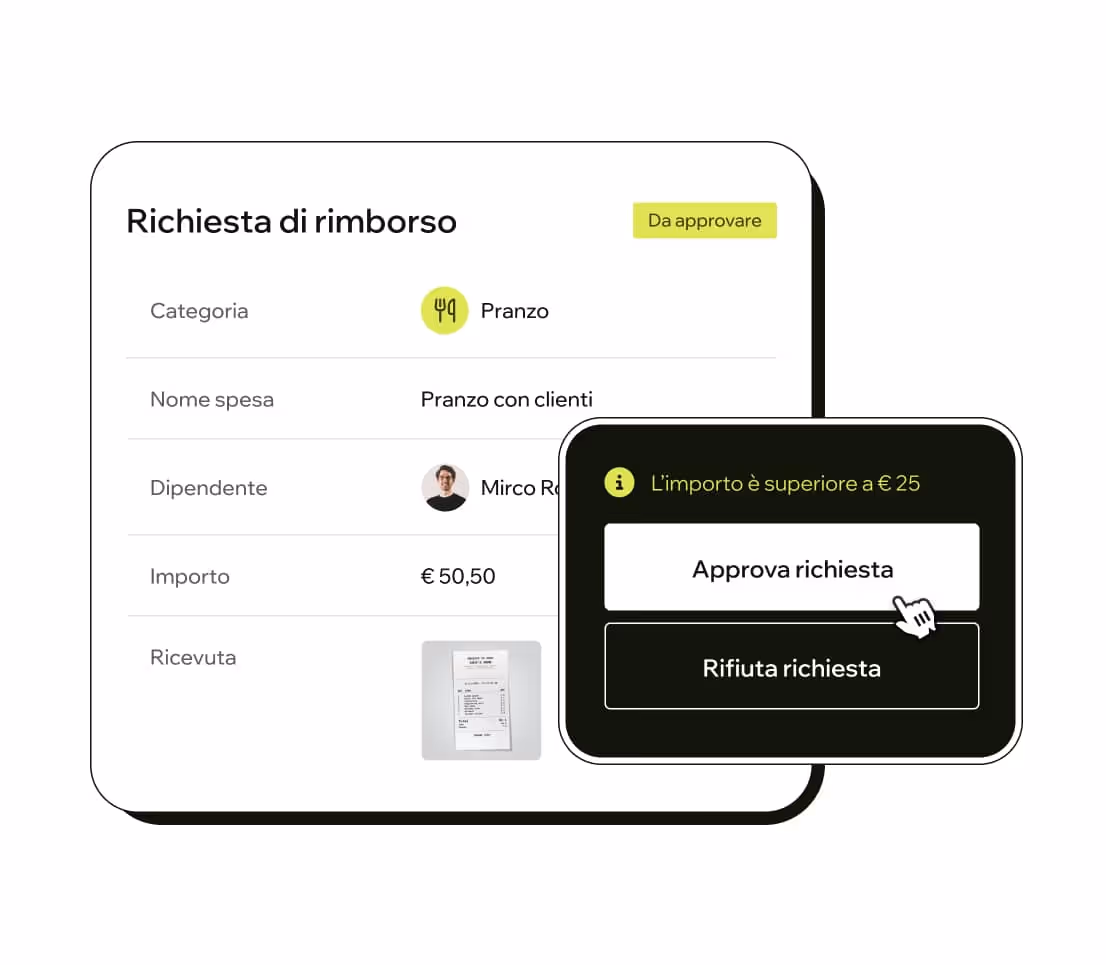 app richiesta nota spese