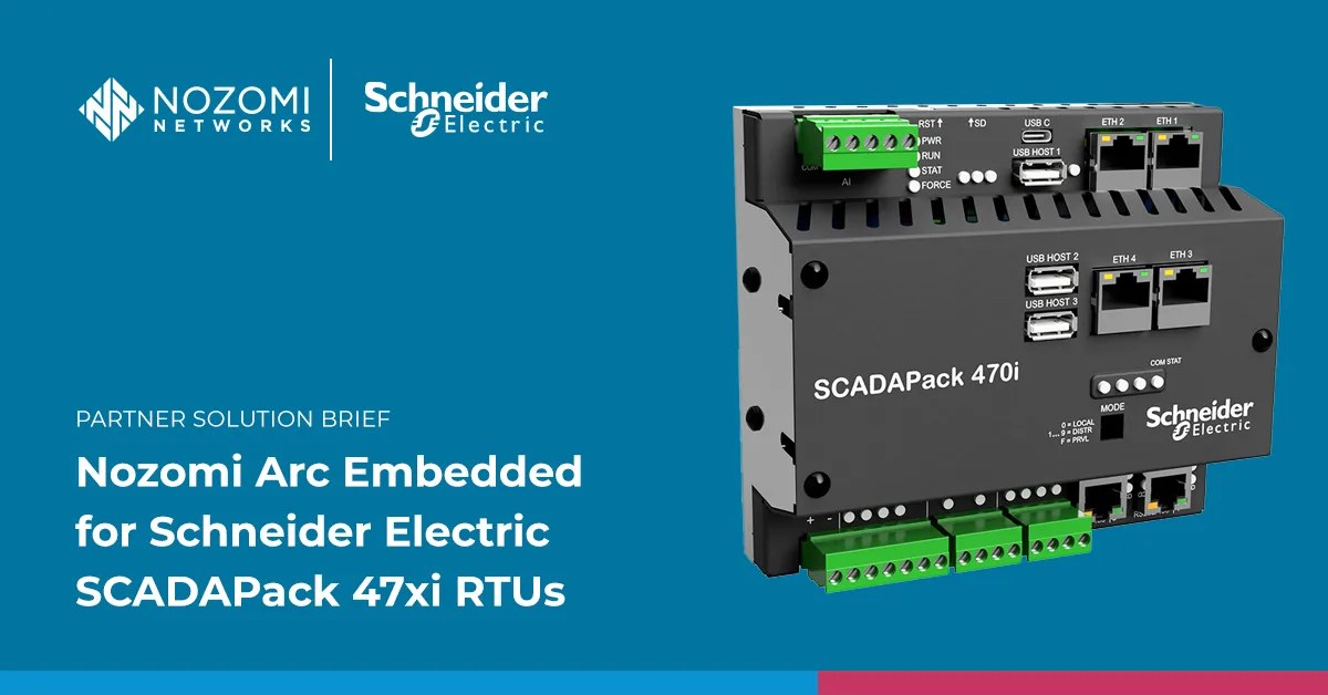 シュナイダーエレクトリック SCADAPack 47xi RTU 用に組み込まれたArc