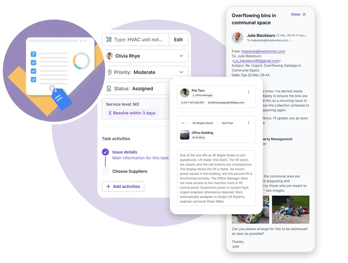 askporter's operative and job management module