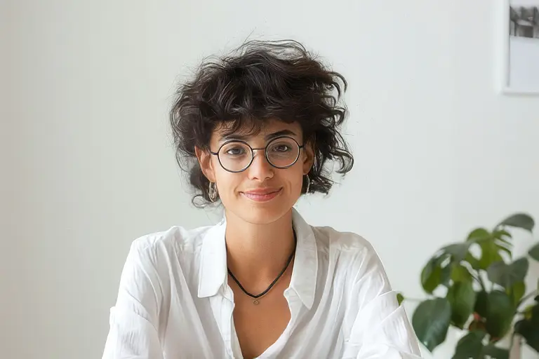 Building operations professional managing service requests