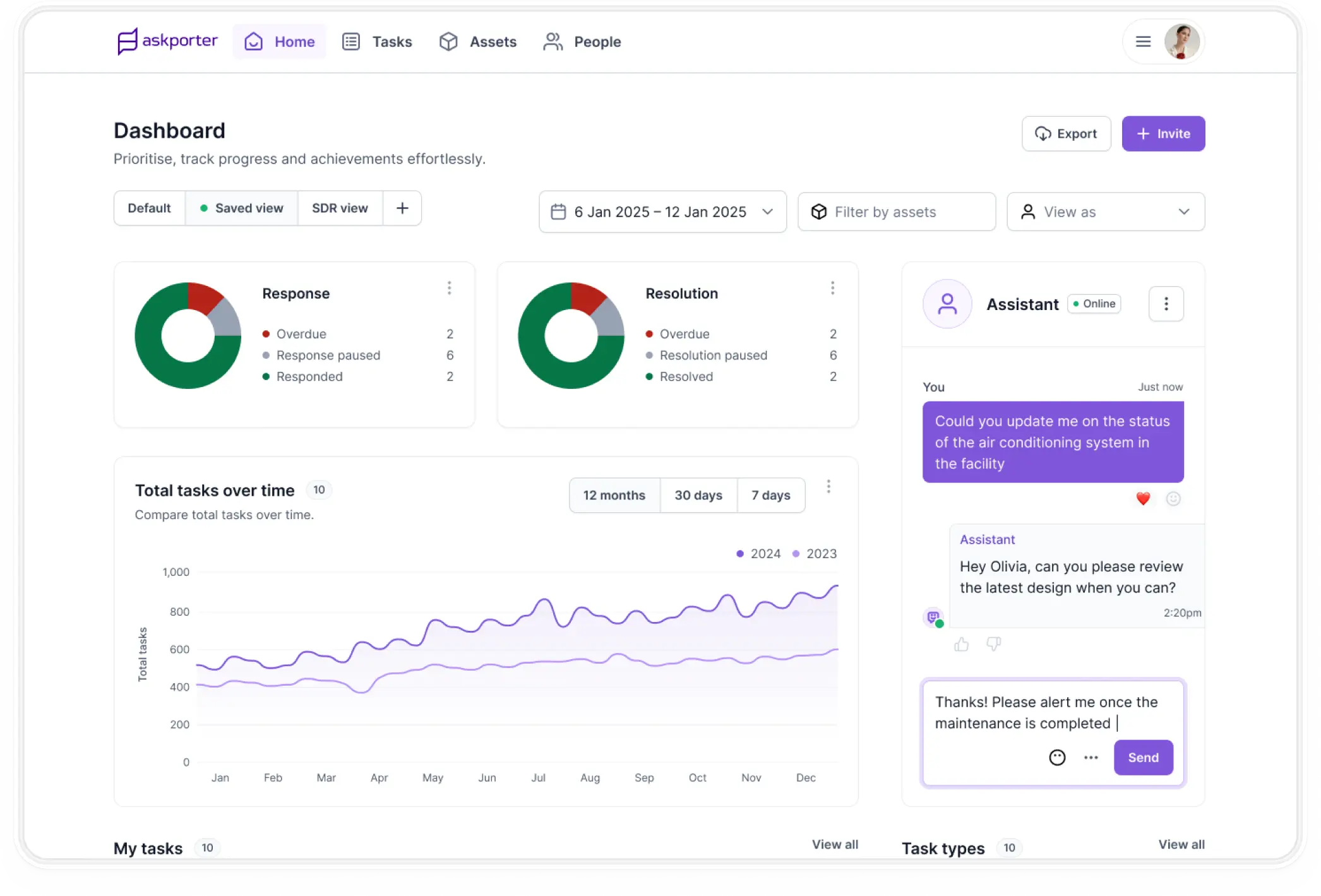 askporter outbound communications interface
