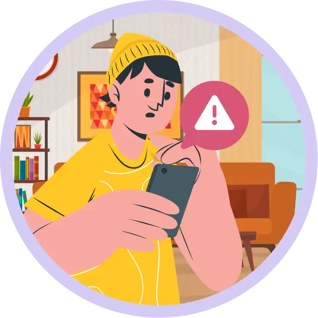 A tenant notifying the property manager of an issue