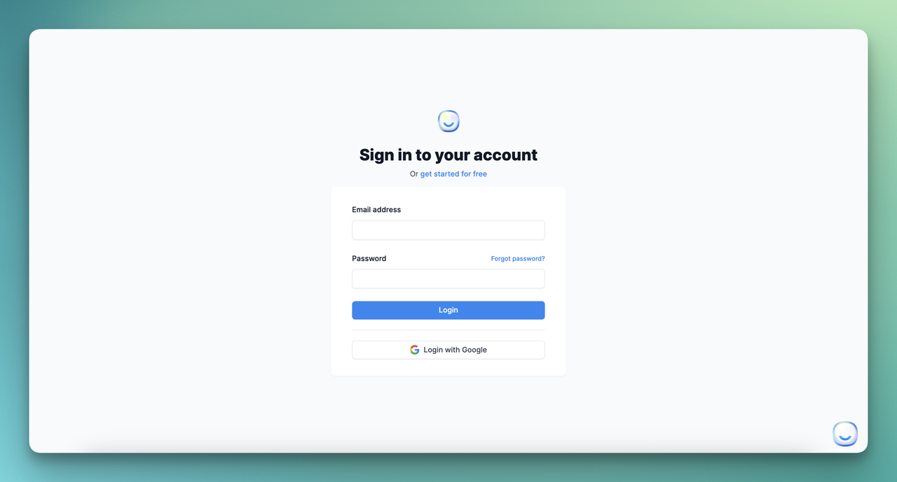 LiveChatAI sign-in page for creating a retail chatbot account