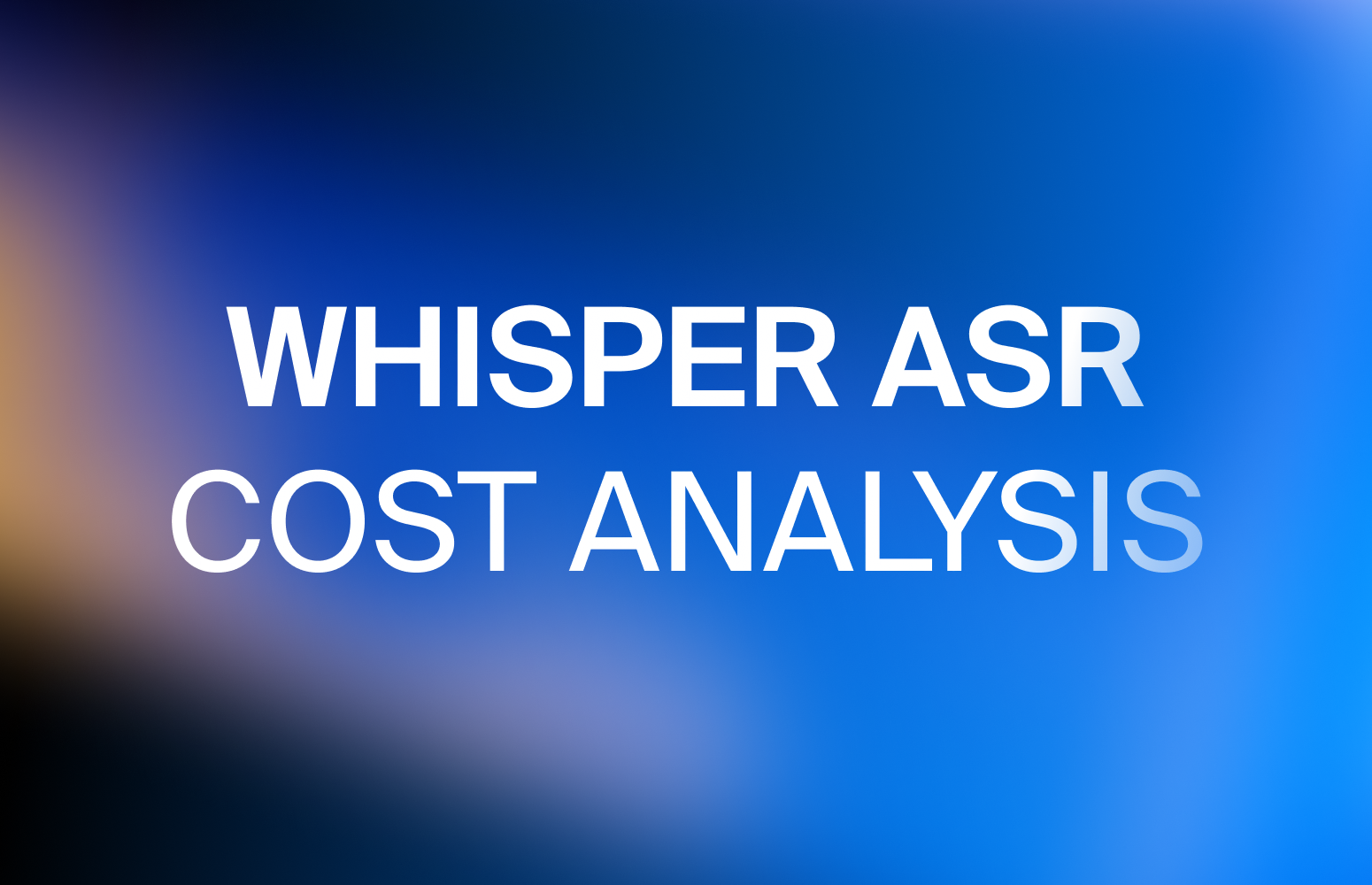 How much does it really cost to host Whisper AI transcription?