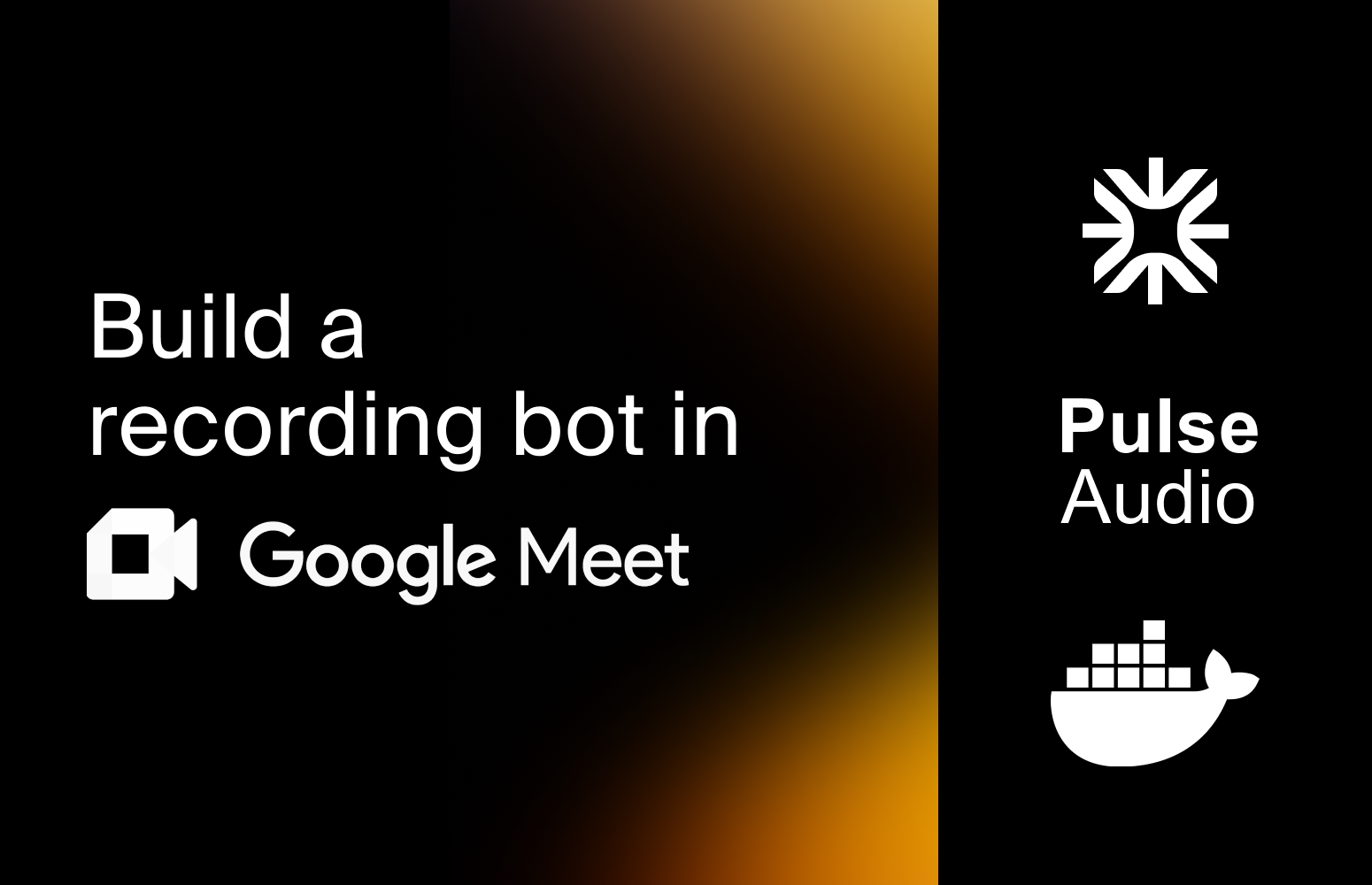 How to build a Google Meet Bot for recording and video transcription 