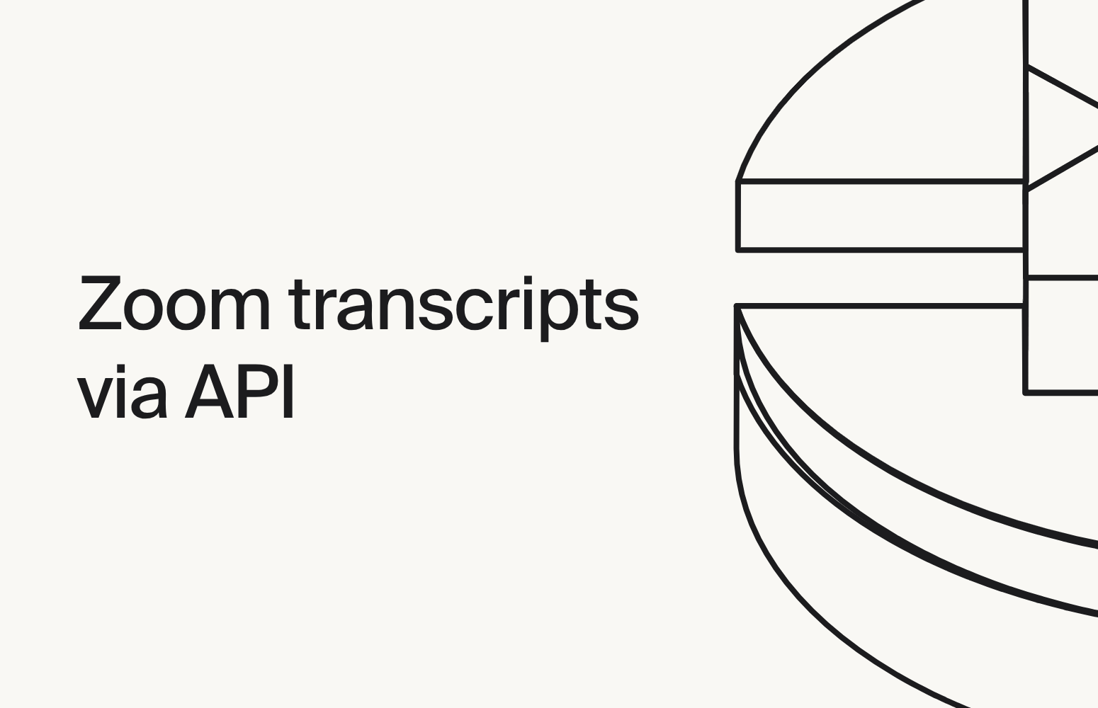 Get Zoom transcripts via API: real-time and async