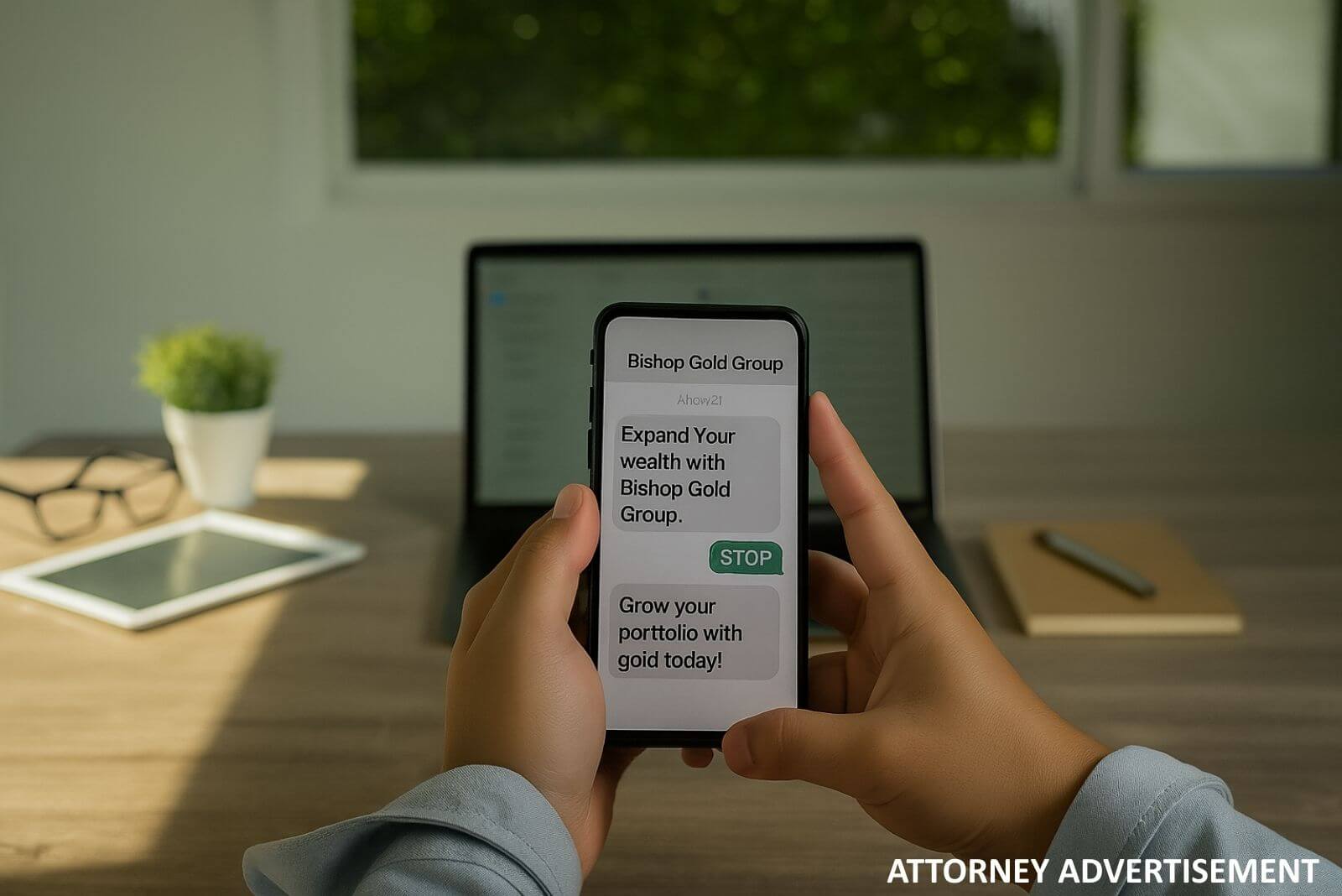 Bishop Gold Group Text Message Class Action Settlement