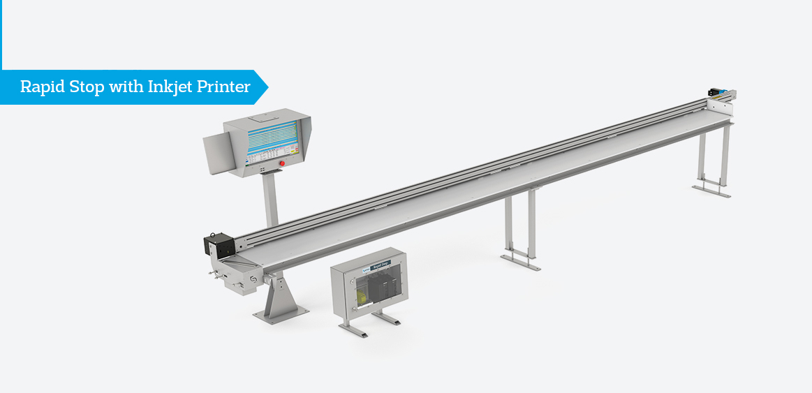 Spida Machinery - Rapid Stop With Inkjet Printer