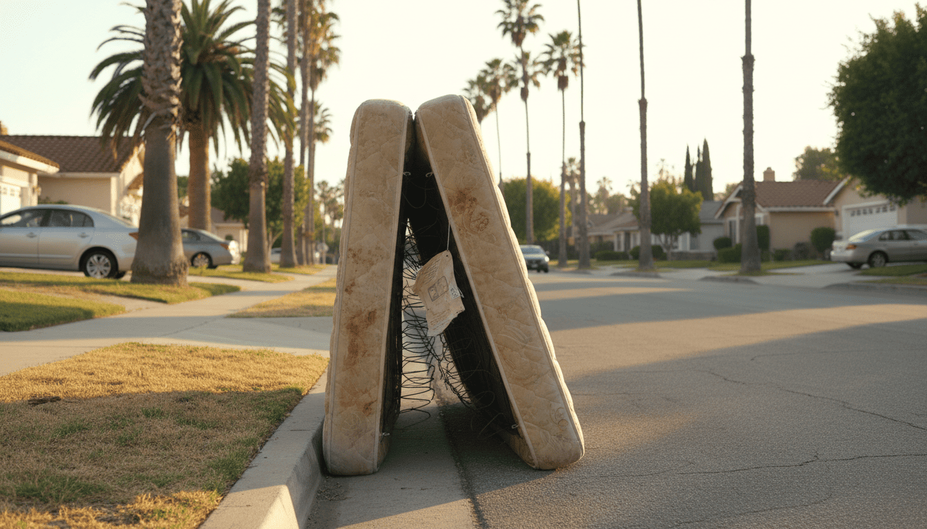 How to Get Rid of Old Mattress in LA
