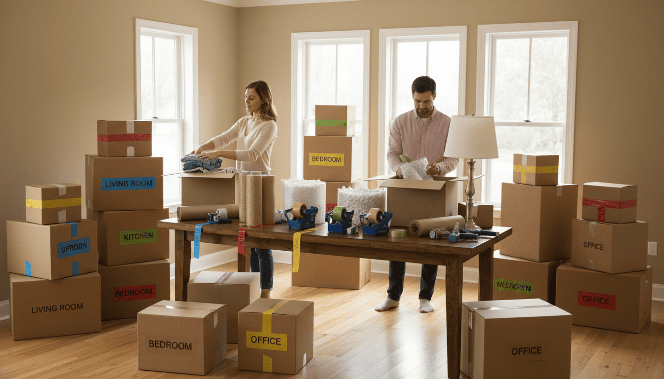 How to Pack for a Move - Room by Room Guide