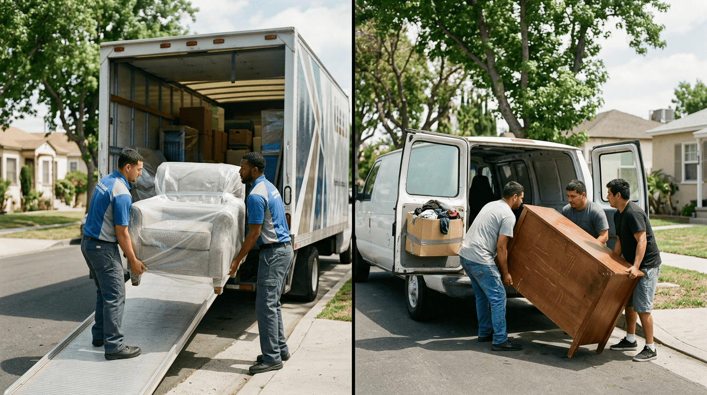 Professional Movers vs Day Laborers Cost Analysis