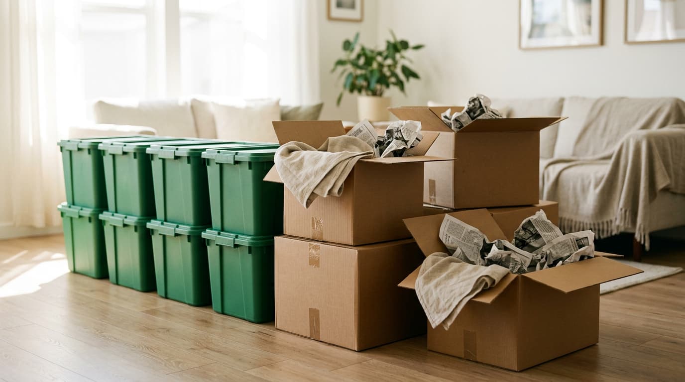 Eco-Friendly Moving Boxes and Green Packing