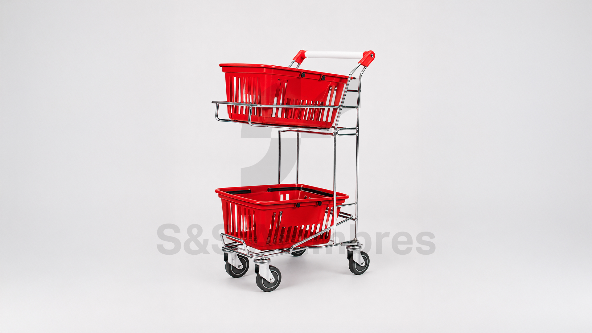 Carro Porta Canastos Doble